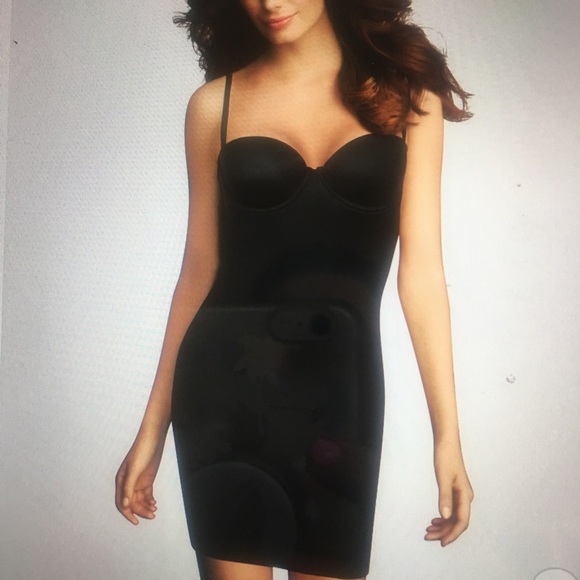 shapewear slip with built in bra